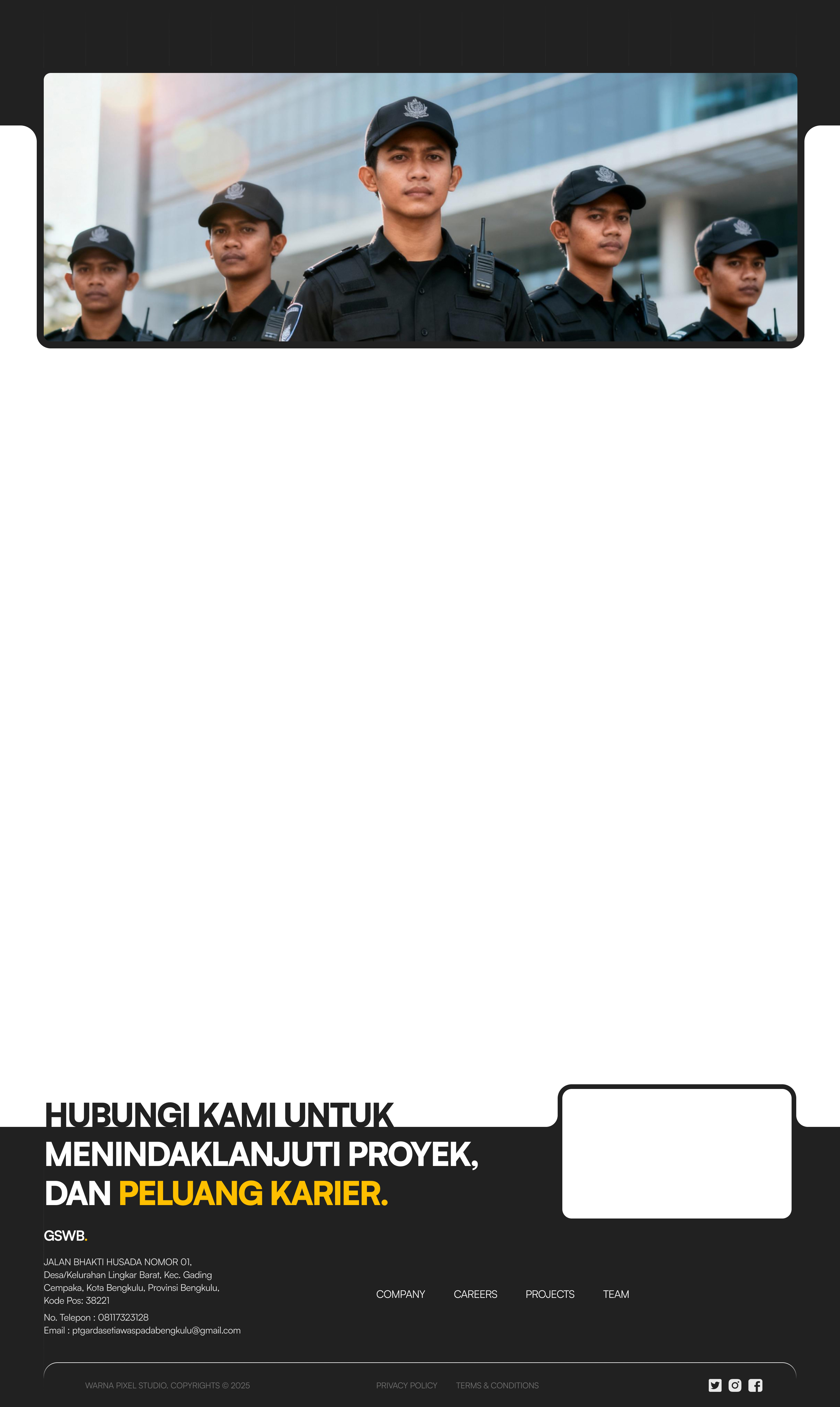 Full Page Website Design Dummy